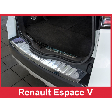 Nerez kryt- ochrana prahu zadního nárazníku Renault Escape V 2015+