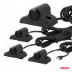 Sada parkovacích senzorů LED 4 černé senzory 19 mm TRUCK BUS