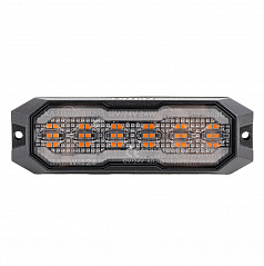Výstražná oranžová lampa s funkcí obrysových a pozičních světel LED R65 R148 12V 24V 24W