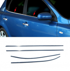 Nerez spodní obložení oken Škoda Fabia III HTB