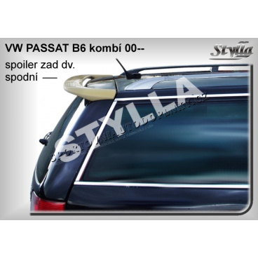 VOLKSWAGEN PASSAT B6 COMBI (00+) spoiler zad. dveří horní (EU homologace)