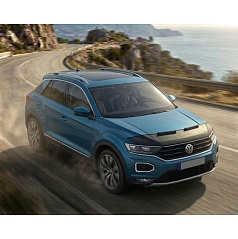 Převlek přední části kapoty černý VW T-ROC 2017-25