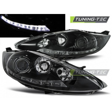 Ford Fiesta MK7 2008- přední čirá světla Daylight black Ford Fiesta MK7 2008- přední čirá světla Daylight black