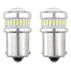 Led žárovka canbus bílá 24SMD + 3030 6SMD 1156 (R5W, R10W) P21 BÍLÉ 12V/24V