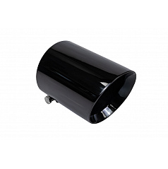 Koncovka tlumiče 101mm vstup 76mm Lesklá černá