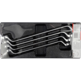 Vložka do zásuvky - klíče očkové ohnuté 4ks 21-32mm