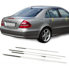 Nerez obložení oken Mercedes E-Klasse W211 sedan 2003-2009