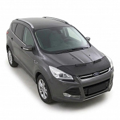 Převlek přední části kapoty černý Ford Kuga II 2012-17 před fcl.