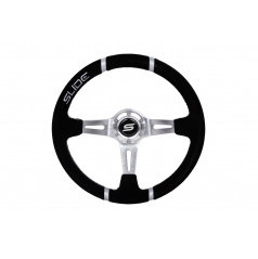 Volant SLIDE 350mm offset:90mm Semiš Stříbrný