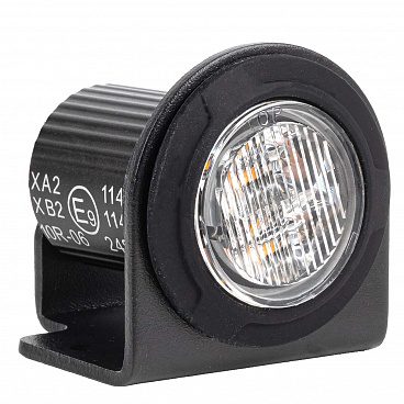 Výstražná lampa kulatá oranžová LED R65 12V 24V 12W Výstražná lampa kulatá oranžová LED R65 12V 24V 12W