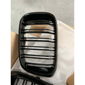 Grill BMW X3 G01 F97 X4 G02 F98 podwójne żeberka Gloss Black