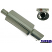Sportovní výfuk TurboWorks 76/100 mm  dlouhá kulatá koncovka se silencerem 