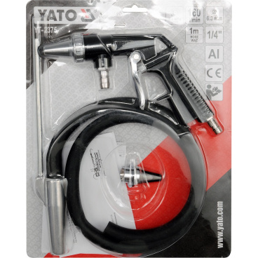 Pískovací pistole s hadicí 1/4" průměr 6,3mm Pískovací pistole s hadicí 1/4" průměr 6,3mm