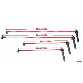 Przewody zapłonowe PowerTEC SUBARU FORESTER LEGACY EJ25 EJ253 03-09 Niebieskie