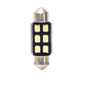 6 LED žárovky SV8,5 Canbus T11x36mm 2ks