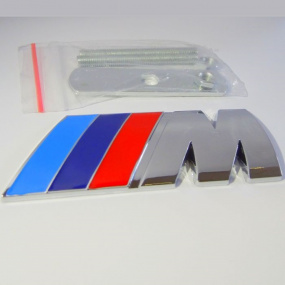 Znak BMW M POWER do přední masky kovový