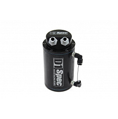 Alu nádoba na přebytečný olej D1 SPEC černá vstup/výstup 15 mm