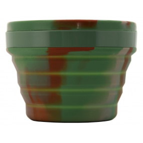 Silikonová skládací miska ARMY 550ml