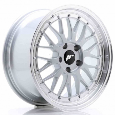 JR Wheels JR23 18x8,5 ET45 5x112 Hyper Silver s opracovaným límcem