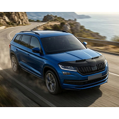 Převlek přední části kapoty černý Škoda Kodiaq 2017-24