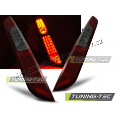FORD FOCUS MK2 2008-10 HTB ZADNÍ LED LAMPY RED SMOKE
