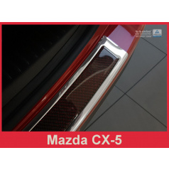 Carbon kryt- ochrana prahu zadního nárazníku Mazda CX-5 2014-17