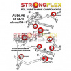 Audi Allroad 2004-11 StrongFlex Sport sestava silentbloků jen pro přední nápravu 16 ks
