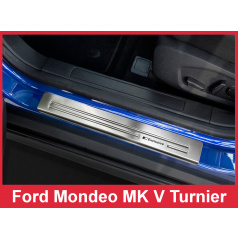 Nerez ochranné lišty prahu dveří 4ks Ford Mondeo MK5 kombi 2014-16