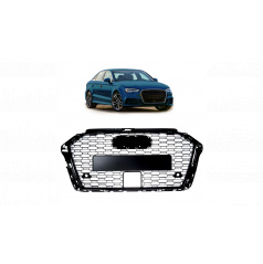 Gril Audi A3 8V Facelift Lesklá Černá