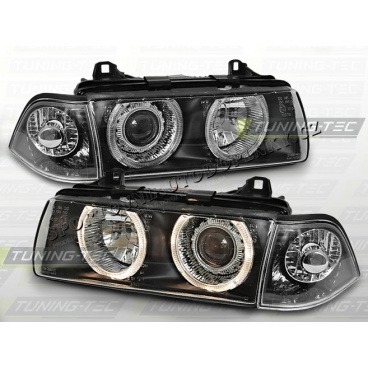 BMW E36 90-99 ANGEL EYES BLACK (LPBM21) - sedan / compact / touring BMW E36 90-99 ANGEL EYES BLACK (LPBM21) - sedan / compact / touring