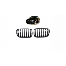 Mřížka BMW X6 E71 E72 X5 E70 jednotlivé lamely Lesklá černá Mřížka BMW X6 E71 E72 X5 E70 jednotlivé lamely Lesklá černá