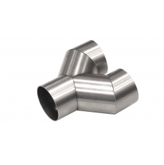 Y-Pipe trojúhelníkový výfukový 2,75"-2,75" 70mm