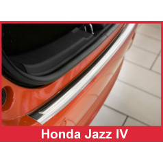 Nerez kryt- ochrana prahu zadního nárazníku Honda Jazz 4 2015+