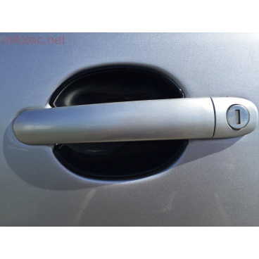 Kryty pod kliky - malé, ABS černá metalíza (2 ks), Roomster • Citigo Kryty pod kliky - malé, ABS černá metalíza (2 ks), Roomster • Citigo