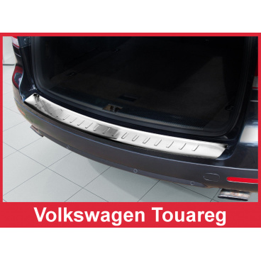 Nerez kryt- ochrana prahu zadního nárazníku Volkswagen Touareg 2007-10