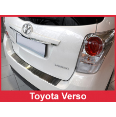 Nerez kryt- ochrana prahu zadního nárazníku Toyota Verso 2013-17