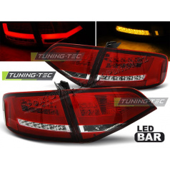 Audi A4 B8 2008-11 Sedan zadní lampy red white LED