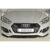 Přední podnárazník Audi RS5 B9, F5 kupé, 03/17-02/20 Rieger černý lesklý