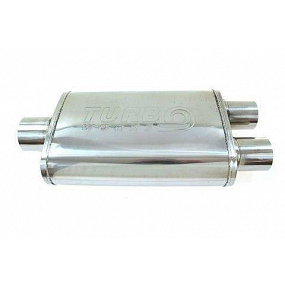 Středový tlumič 57mm TurboWorks LT 409SS 355mm Středový tlumič 57mm TurboWorks LT 409SS 355mm