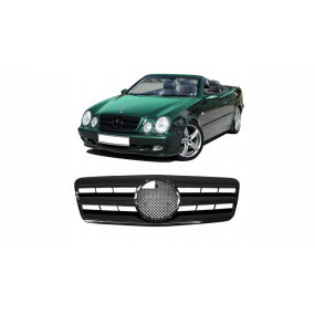 Gril Mercedes-Benz CLK C208 A208 Lesklá Černá