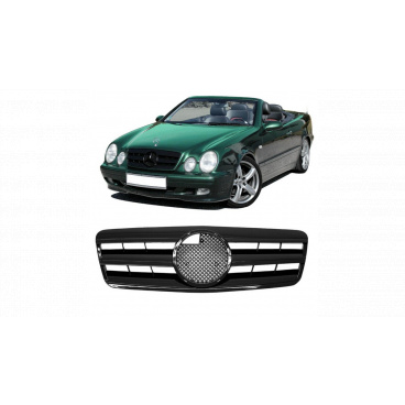 Gril Mercedes-Benz CLK C208 A208 Lesklá Černá