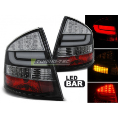 Škoda Octavia 2 Sedan 2004-12 zadní lampy black LED BAR