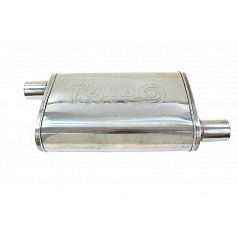 Středový tlumič 70mm TurboWorks LT 409SS 355mm