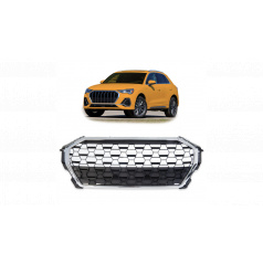 Gril Audi Q3 F3 Chrom & Lesklá Černá