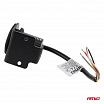 Výstražná lampa kulatá oranžová LED R65 12V 24V 12W