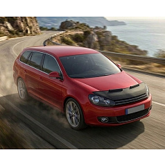 Převlek přední části kapoty černý VW Golf 6 2008-13