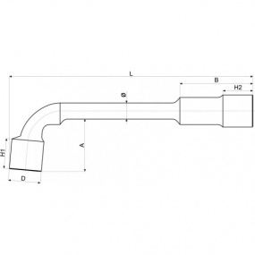 Klíč nástrčný 27 mm typ "L"