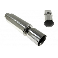 Sportovní výfuk TurboWorks 76/102 mm dlouhá kulatá koncovka