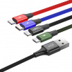 Kabel USB 4v1 na 2x Lightning, USB-C, micro USB Baseus Fast 3,5A 1.2m