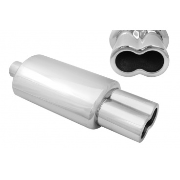 Koncový tlumič 87x140mm vstup 63,5mm